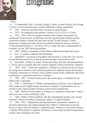 Vara De George Cosbuc Comentariu Si Biografie Tocilar Ro