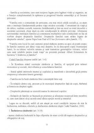 Drepturile familiei in societate