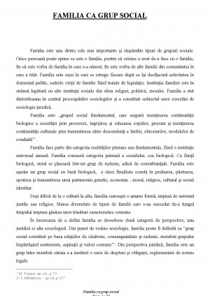 Familia Ca Grup Social Tocilar Ro