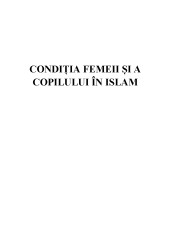 Condiția femeii și a copilului în Islam